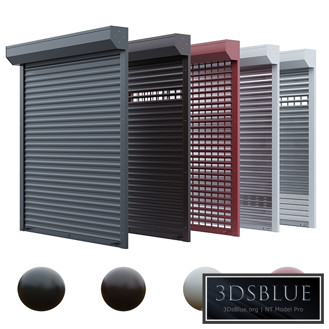 Roller shutter for garage