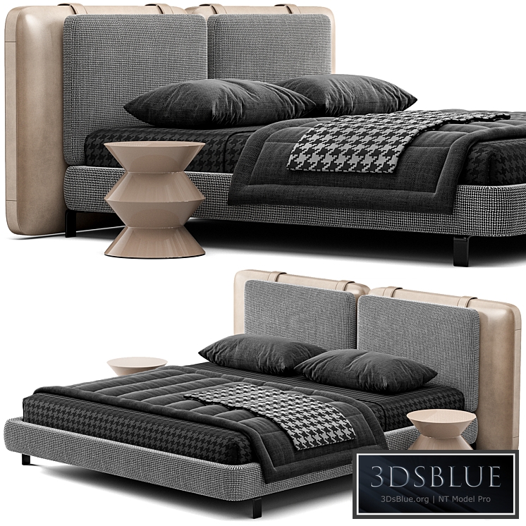 Bed Minotti Tatlin Soft