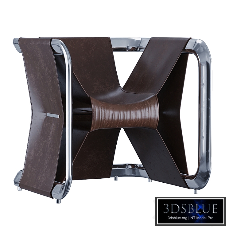 M Chair Fauteuils RILUC Acier Cuir MOM