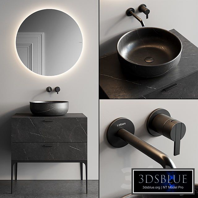 Inbani Grate 02 Vanity Unit Set 4