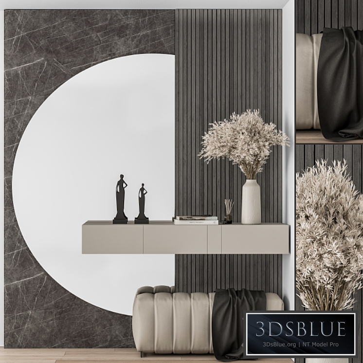 Hallway 24 - Black and Cream Entrance