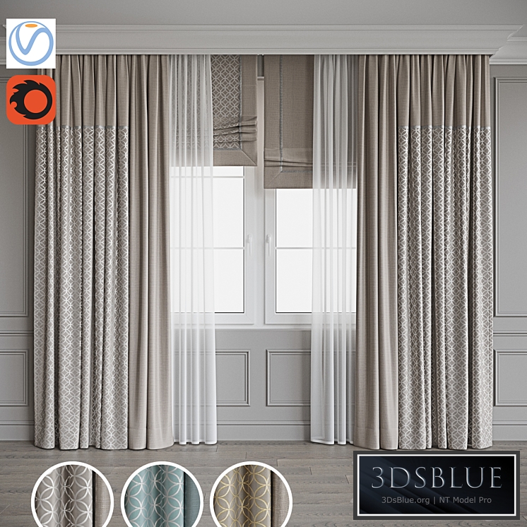Set of curtains 106