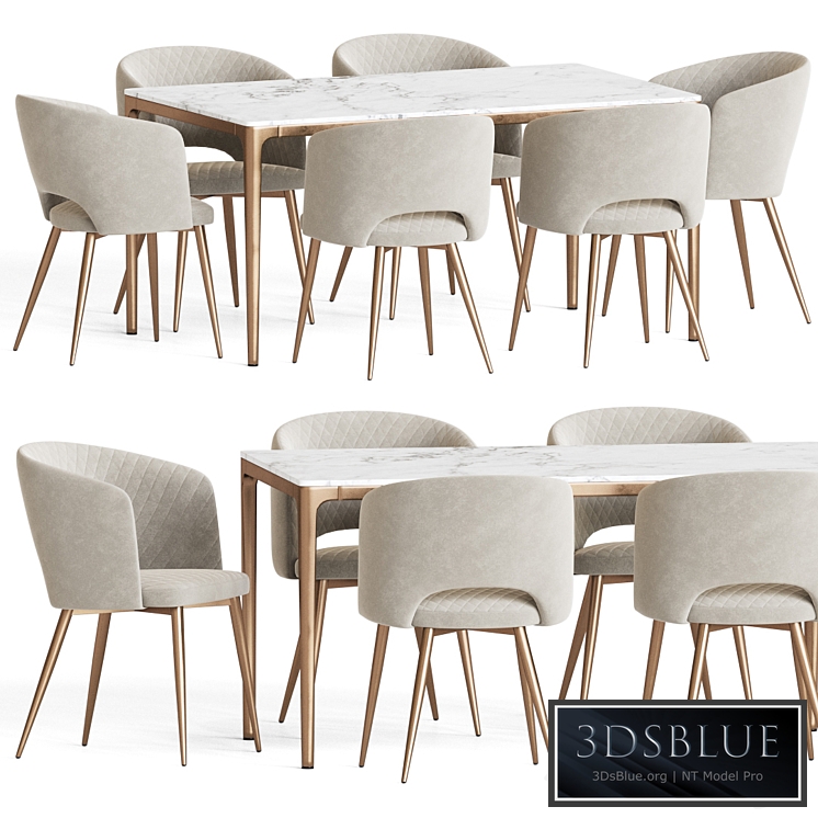 Basel Chair Canto Table Dining Set