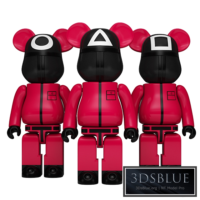 bearbrick squid game pink solider