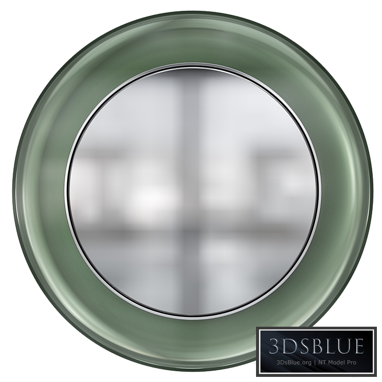 1669 Circular Glass Mirror