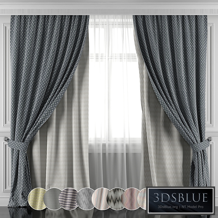 Set of curtains 456-461