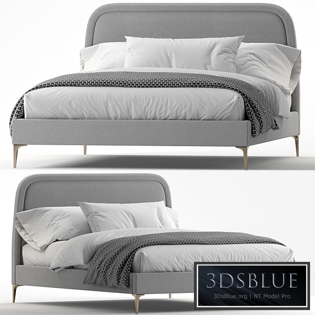 West Elm_Camilla Queen Bed metal legs