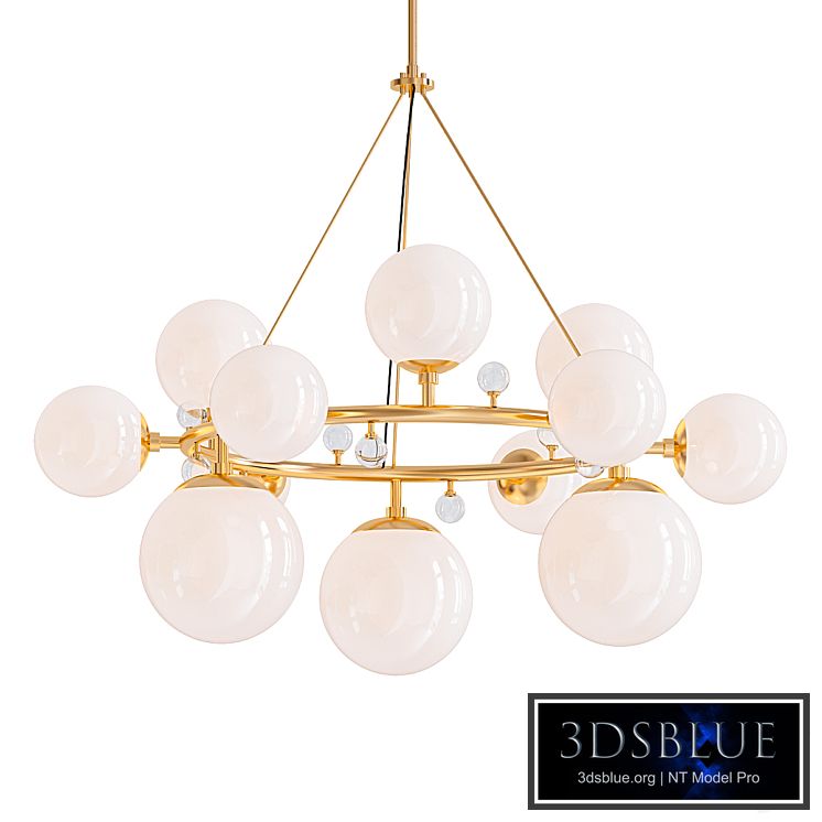 Troon round chandelier