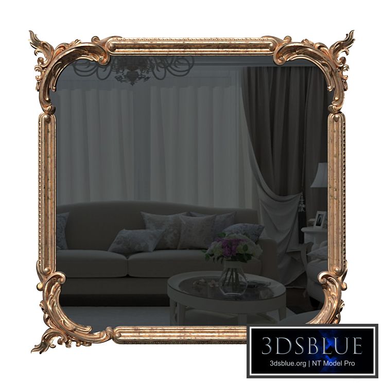 Mirror in a baguette