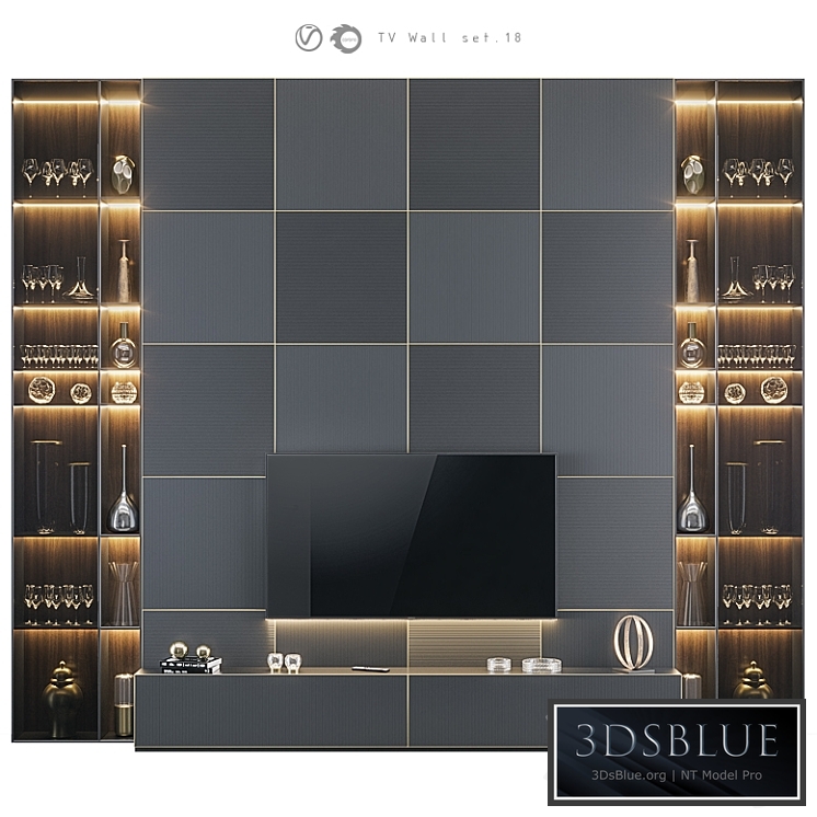TV Wall Set 18