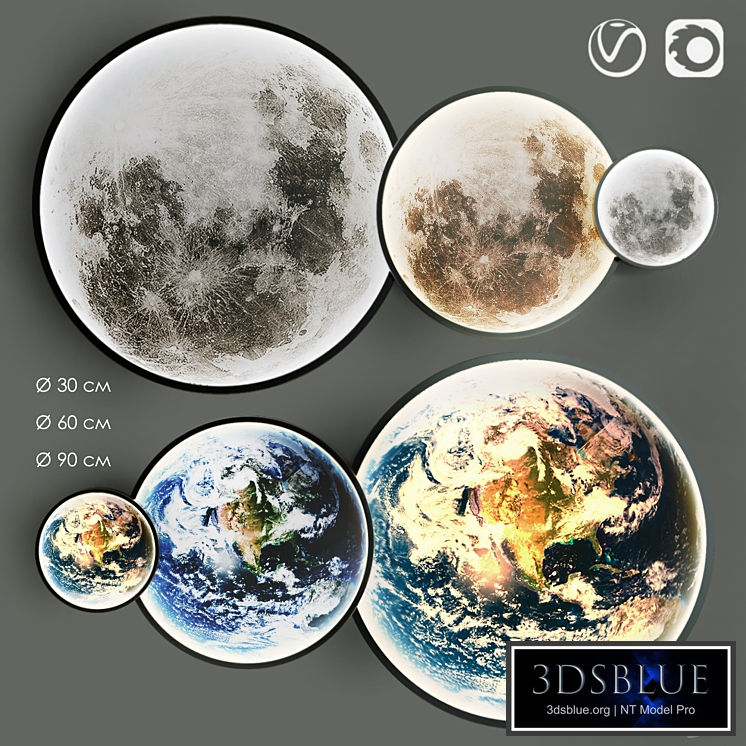 Lampatron COSMOS MOON & COSMOS EARTH