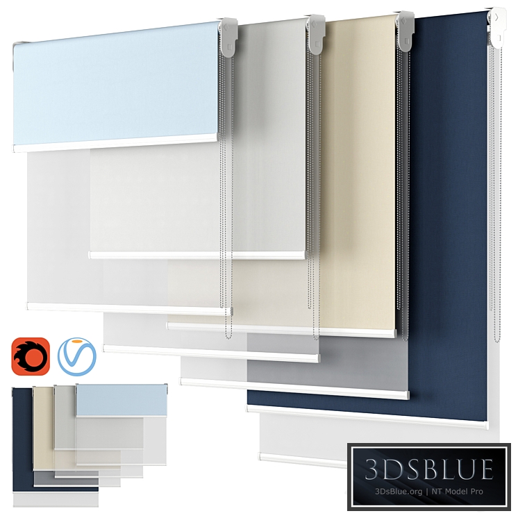 Roller Blind 83 | Dual Roller Shades | Blinds Direct