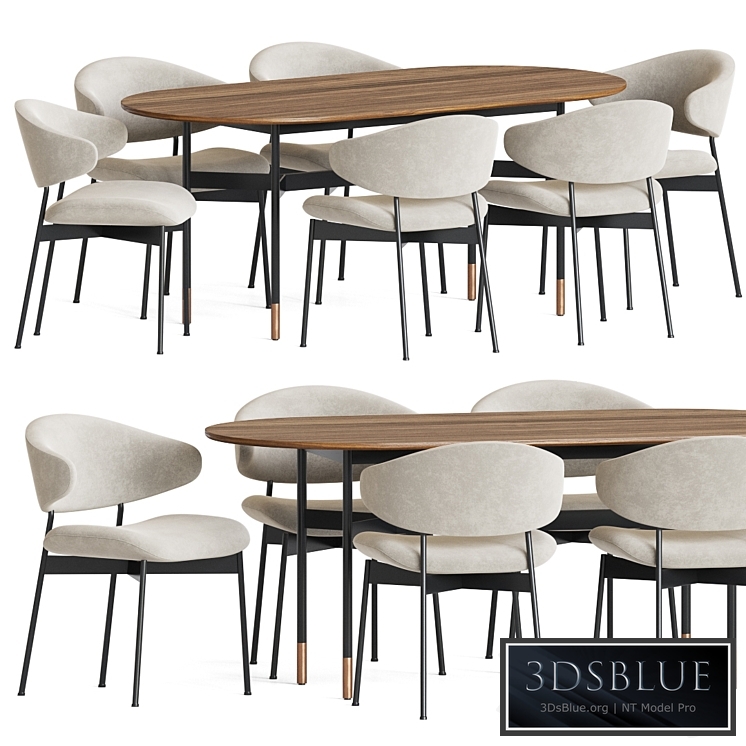 Luz Chair Harri Table Dining Set