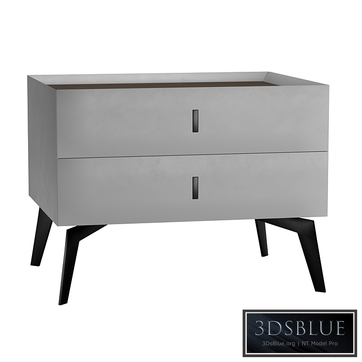 Bedside table LIGHT GRAY