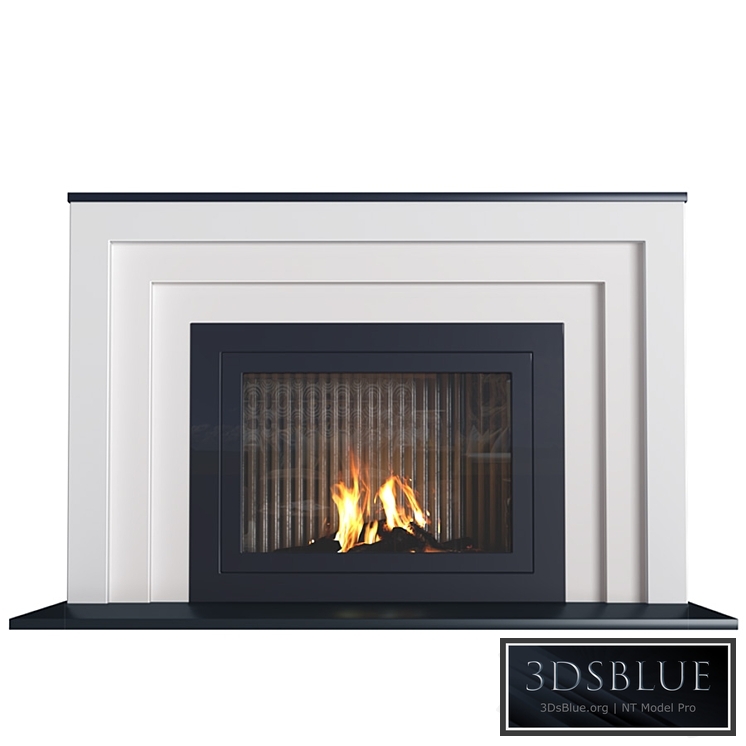 Art Deco style fireplace. Fireplace modern ArtDeco