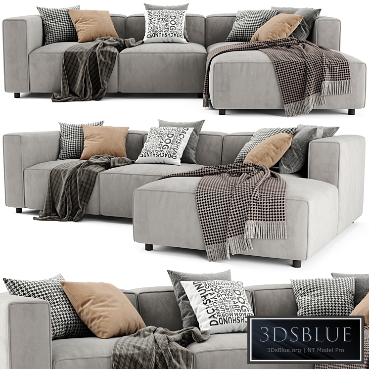 Boconcept carmo chaise longue sofa