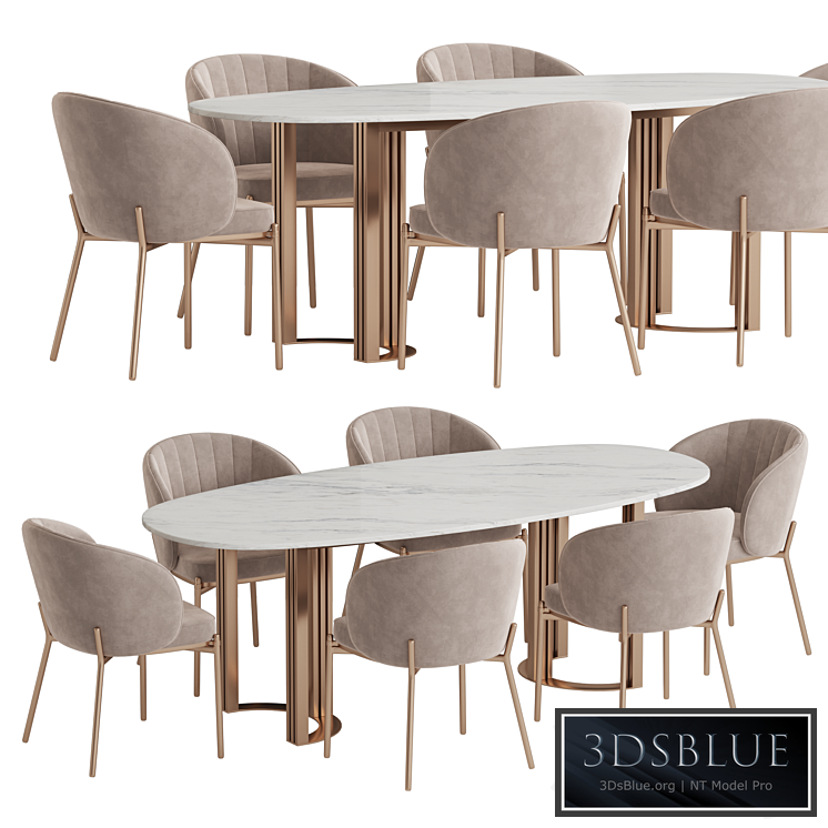 Hudkoff Lord table Shell chair