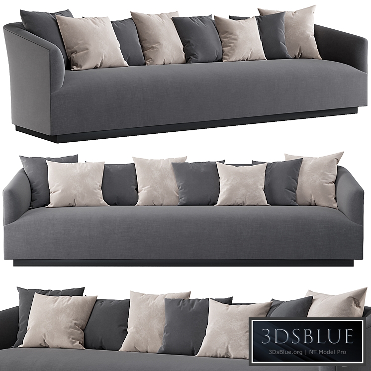 RH | 1950s Italian Shelter Arm sofa