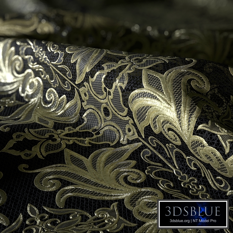 Lace Embroidery 08 | 4K | PBR | PNG | SBSAR