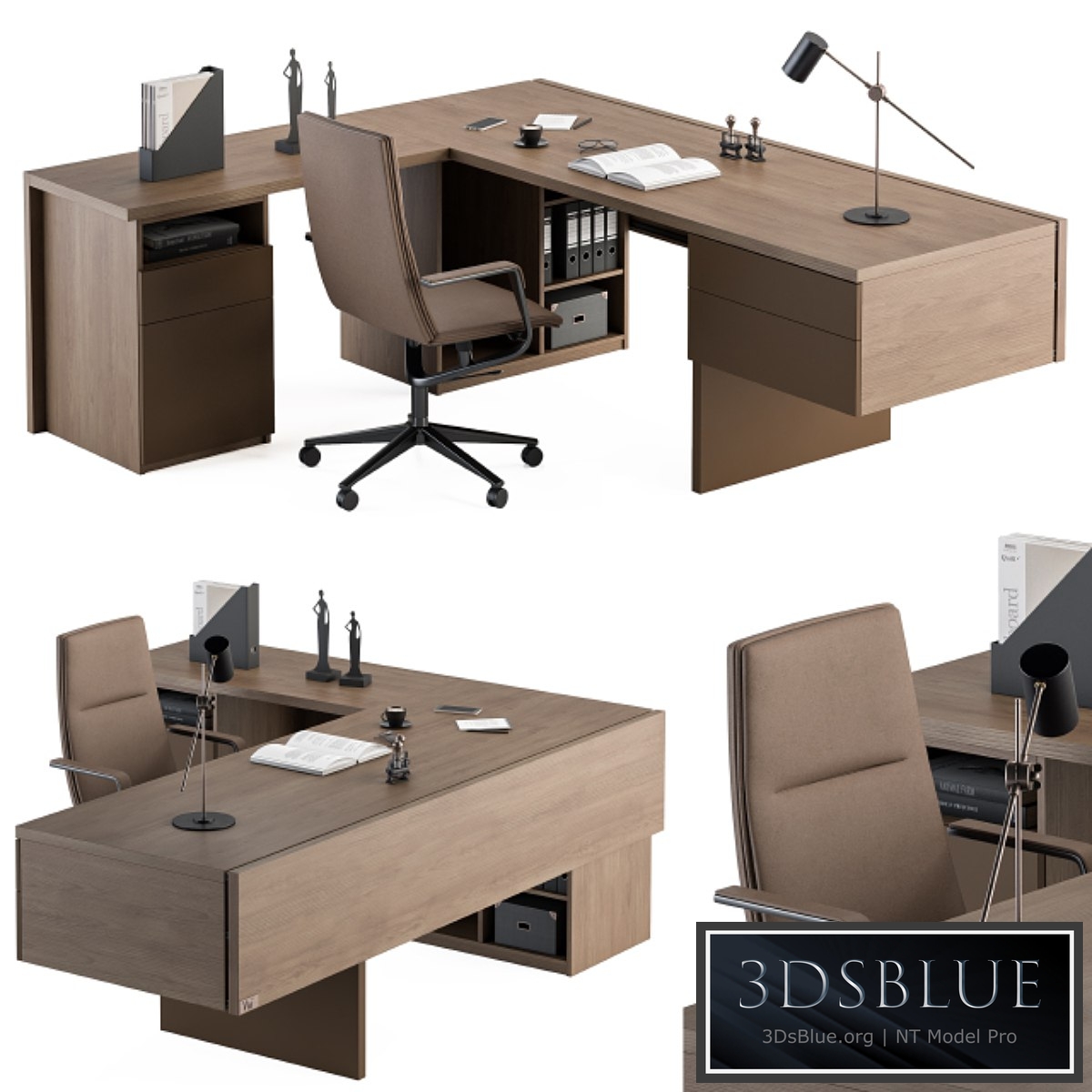 Boss Desk Wood and MDF - Office Furniture 243