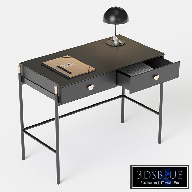 La Redoute Novani, Office with 2 drawers