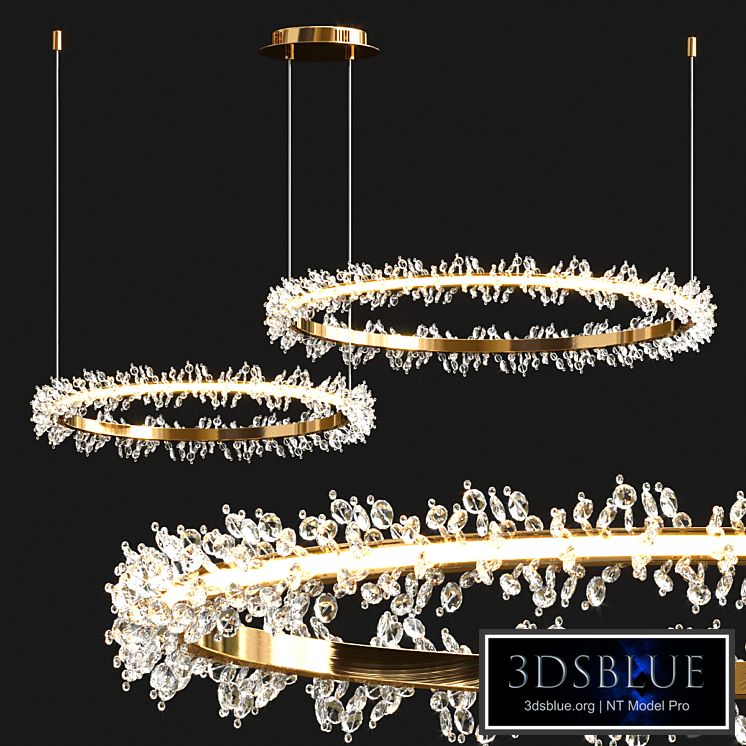 Thera two ring chandelier