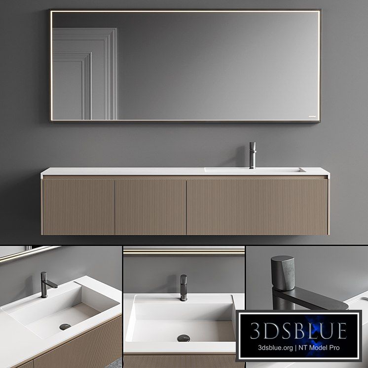 Antonio Lupi Design Binario 03 Vanity Unit Set 7