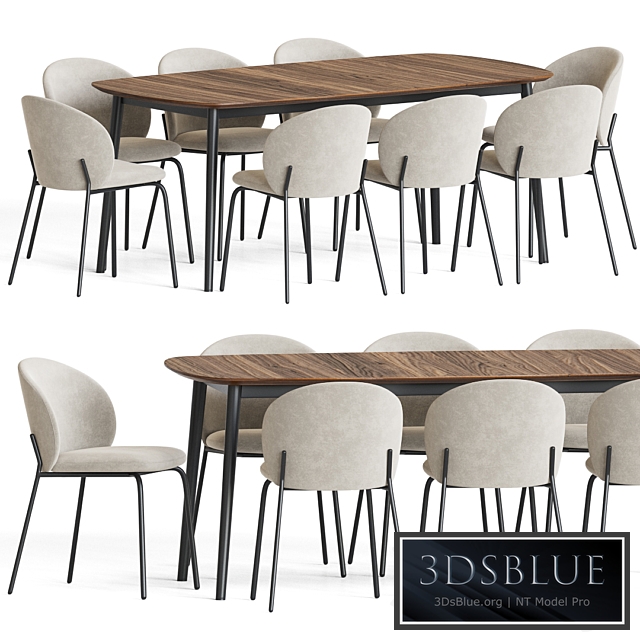 Princeton Chair Kingston Table Dining Set