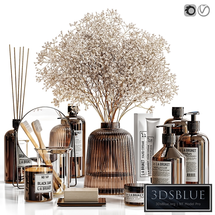 Decor set for bathroom