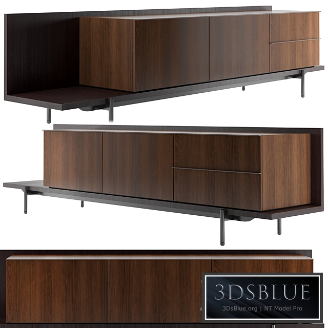 bookcase Minotti Superquadra 2021 collection № 3