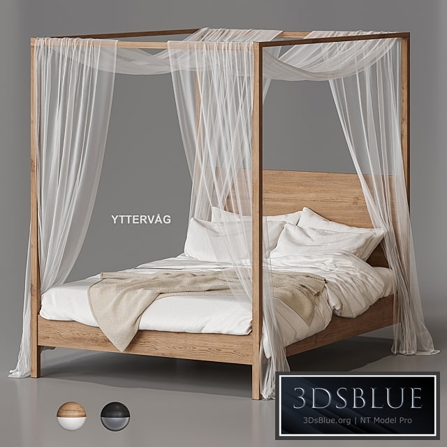 Ikea Yttervåg Four-Poster Bed