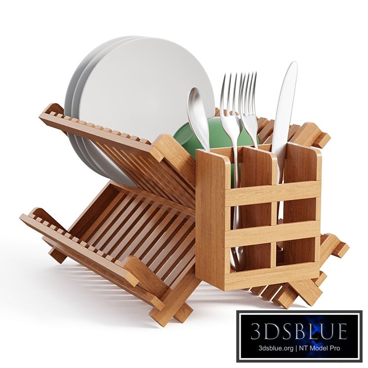 Bamboo Dish Drying Rack