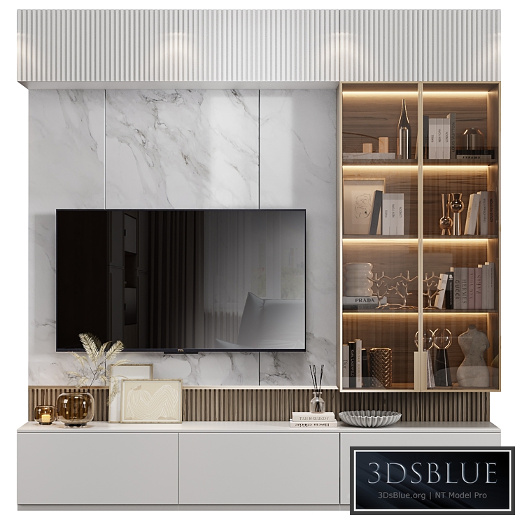 Neoclassical TV wall 022