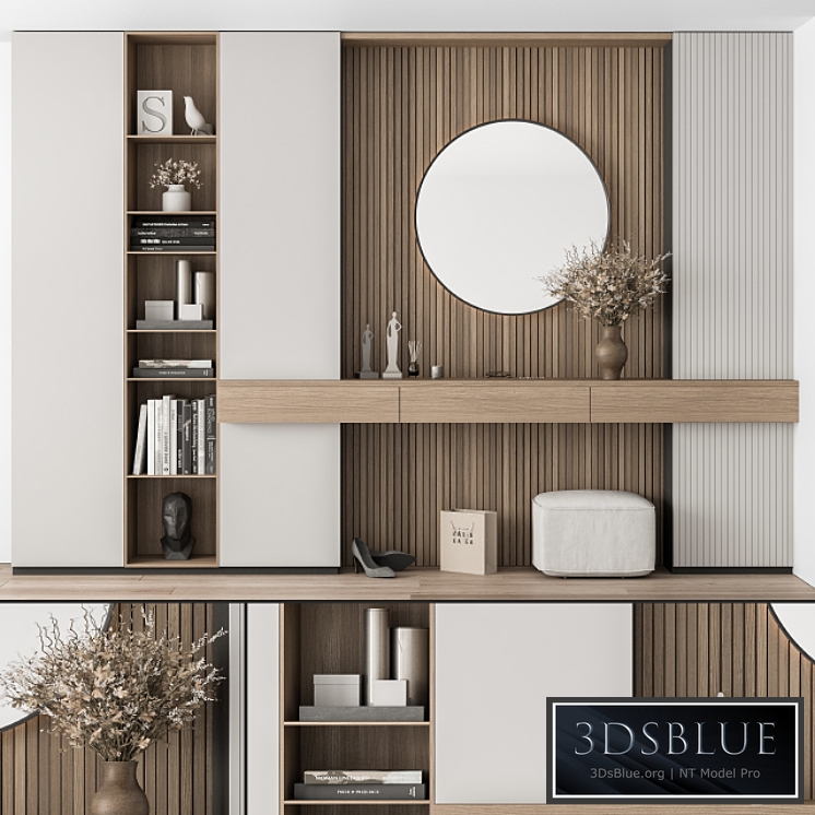 Hallway 27 - White and Wood Entrance