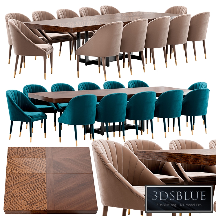 Garda Decor dining chair and Santa Barbara table