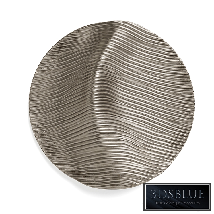 Waves variation Round wall panel