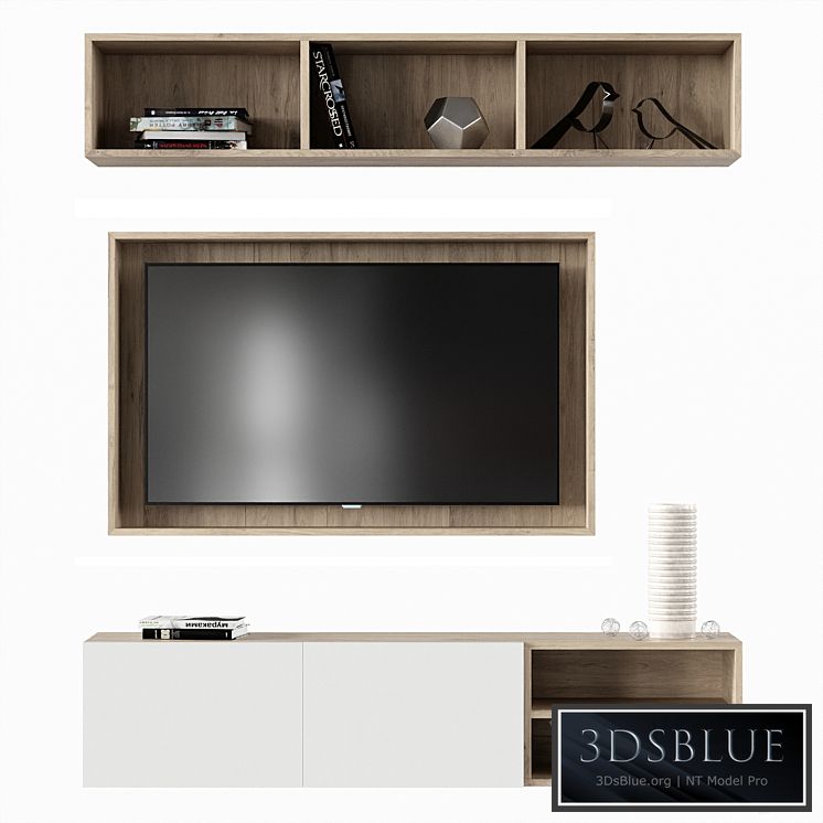TV wall set 01