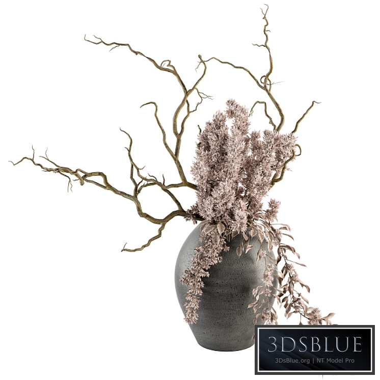 Bouquet - Dried Branch in Concrete vase 71