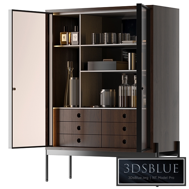bookcase Minotti Superquadra 2021 collection № 4
