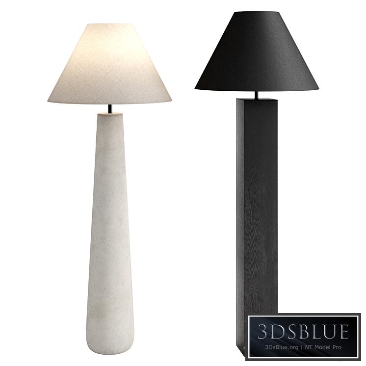 CB2 floor lamp set 2