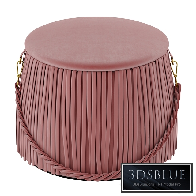 Ribbon pouf