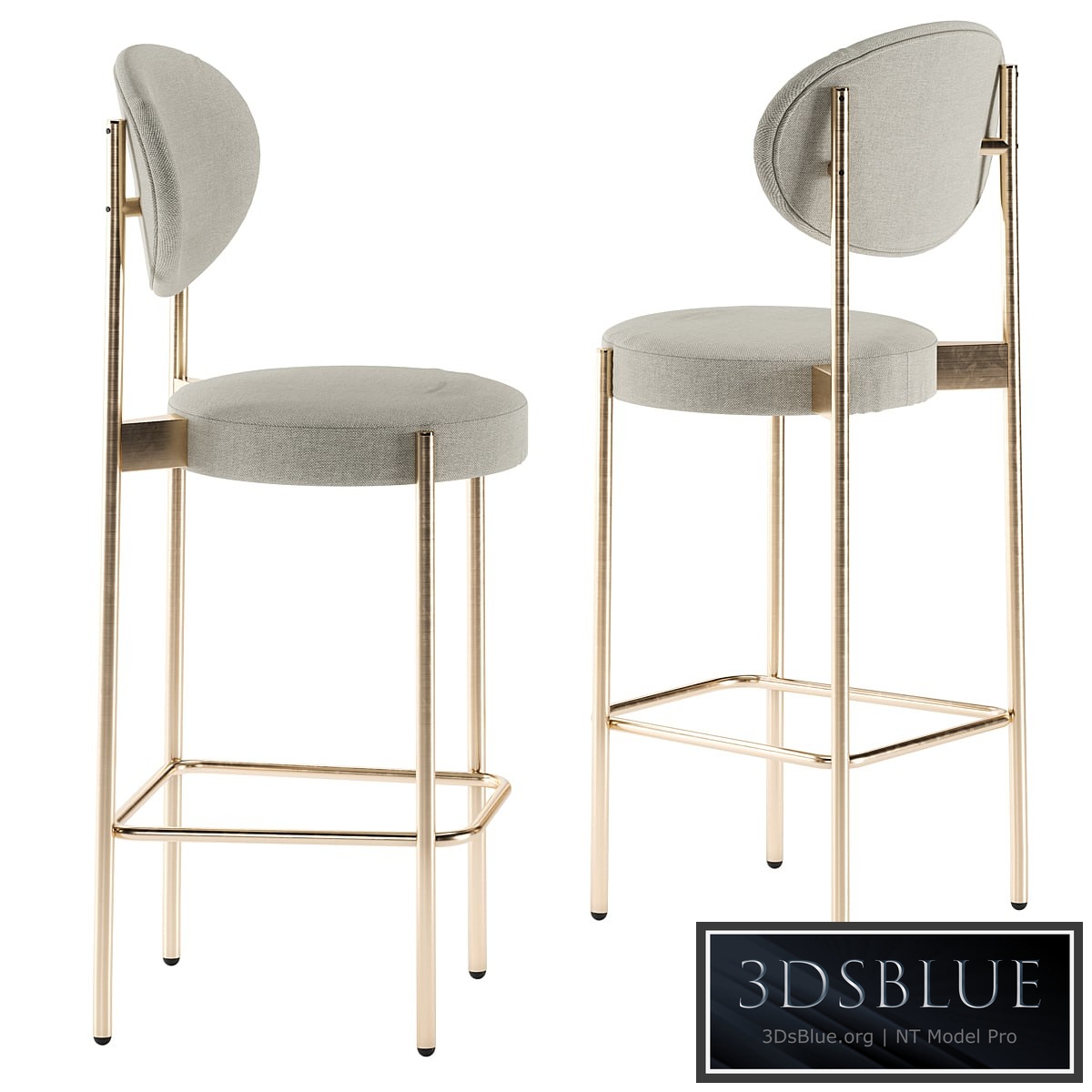 430 Barstool in Beige by Verner Panton (Cosmo Arbol,Corner Design Wonder)