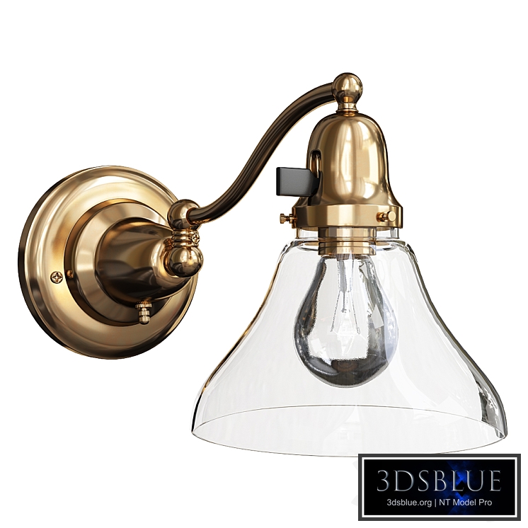 Rose city fitter short swing arm sconce