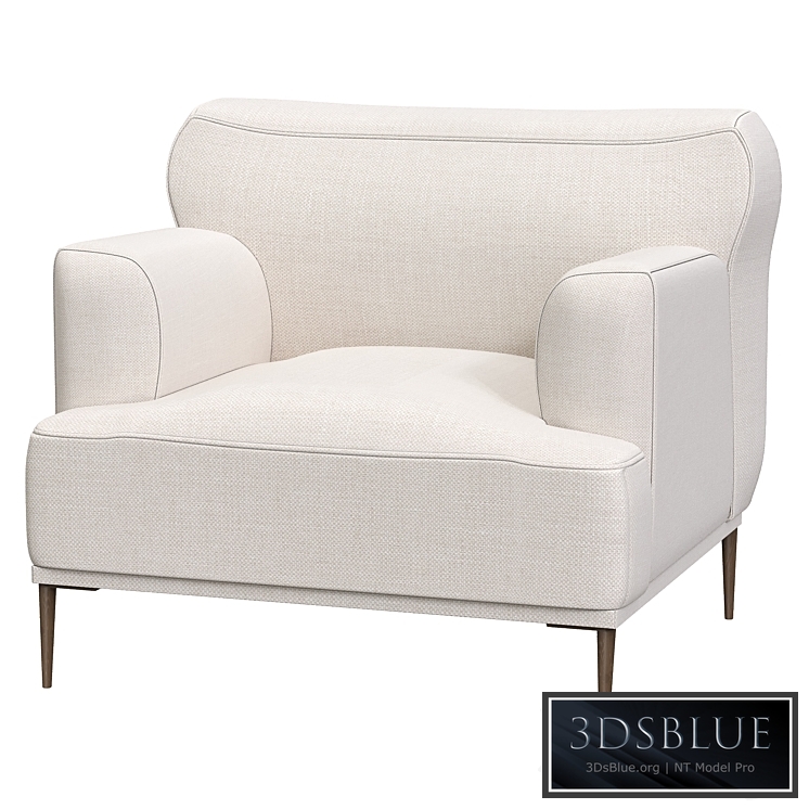 Abisko Quartz White Lounge Chair