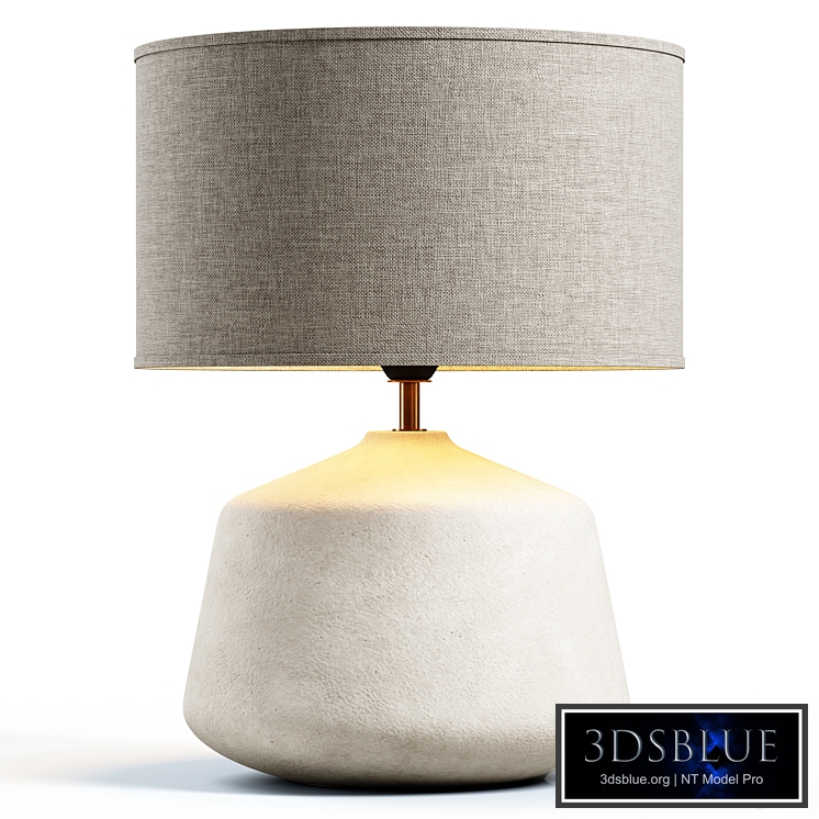 Zara Home - The ceramic and linen lamp