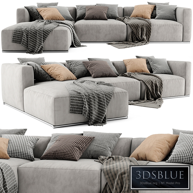 Poliform Shangai Chaise Longue Sofa 2