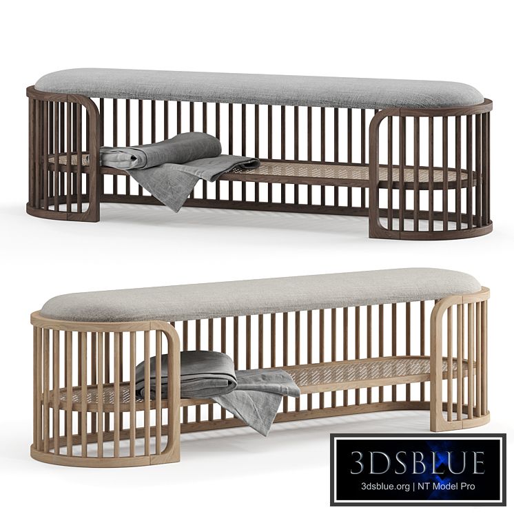 Pianca Palu Rattan Bench