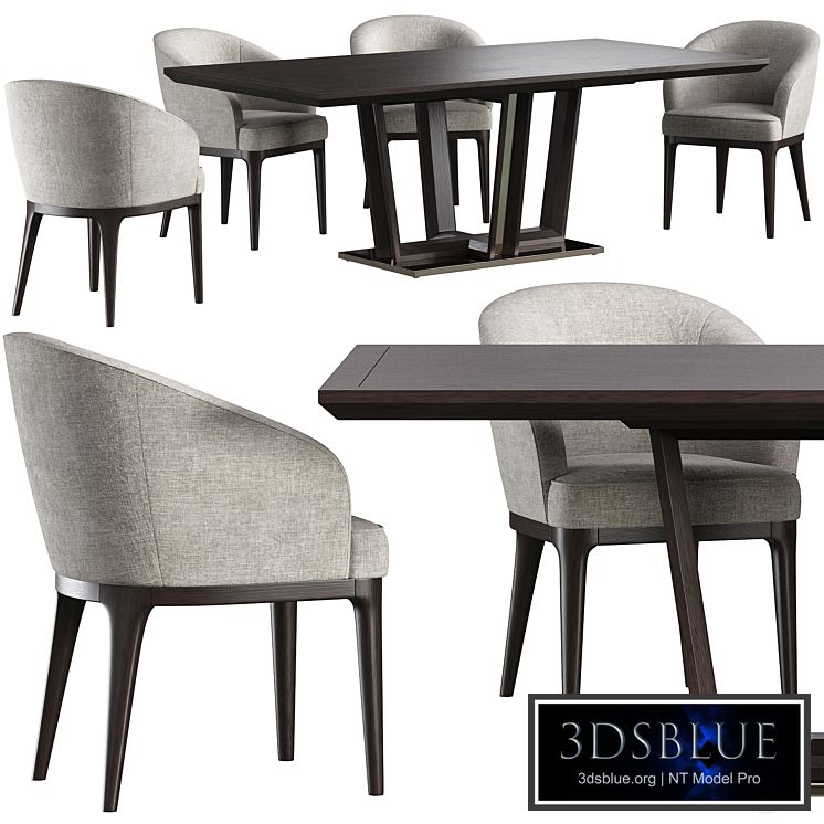 Dining table Tosconova Diamond + chair Tosconova Eva