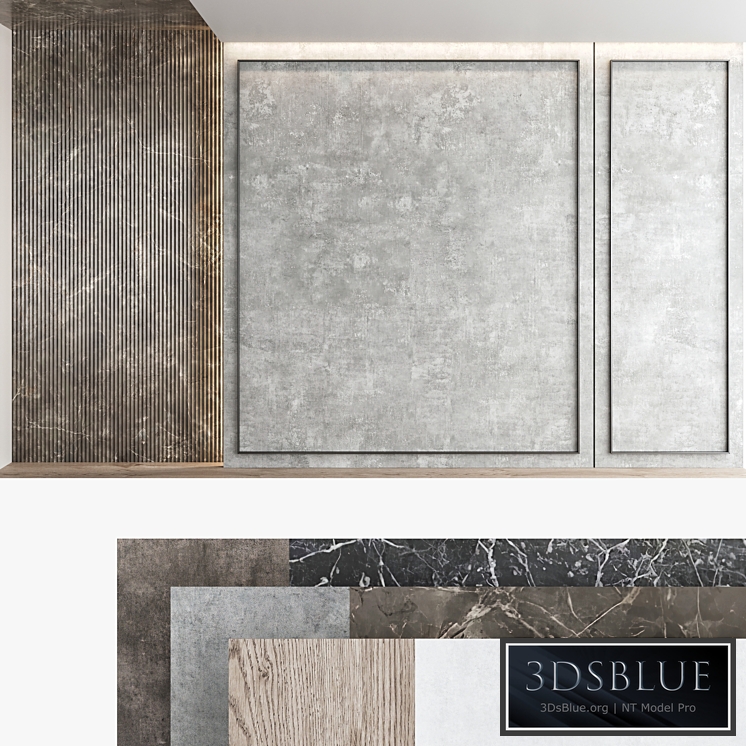 Decorative wall panel set 67