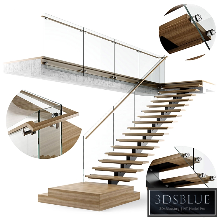 Modern interior stair 06